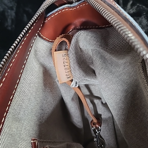 FINAL DISCOUNT Denim and Leather Handbag - Picture 8 of 11